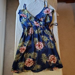 Blue Floral Dress